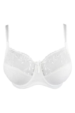 Imogen Rose Embroidered Bra - White -Curve by Lingerie 229661 20230606143900