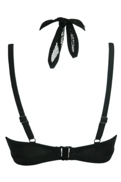 Glamazon Underwired Double Strap Top - Black -Curve by Lingerie 233044 20230524112900