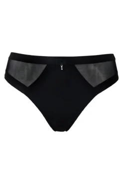 Viva Luxe High Leg Brief - Black -Curve by Lingerie 233226 20230831121300