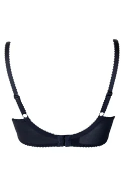 Flora Underwired Bra - Black -Curve by Lingerie 236229 20230405163500