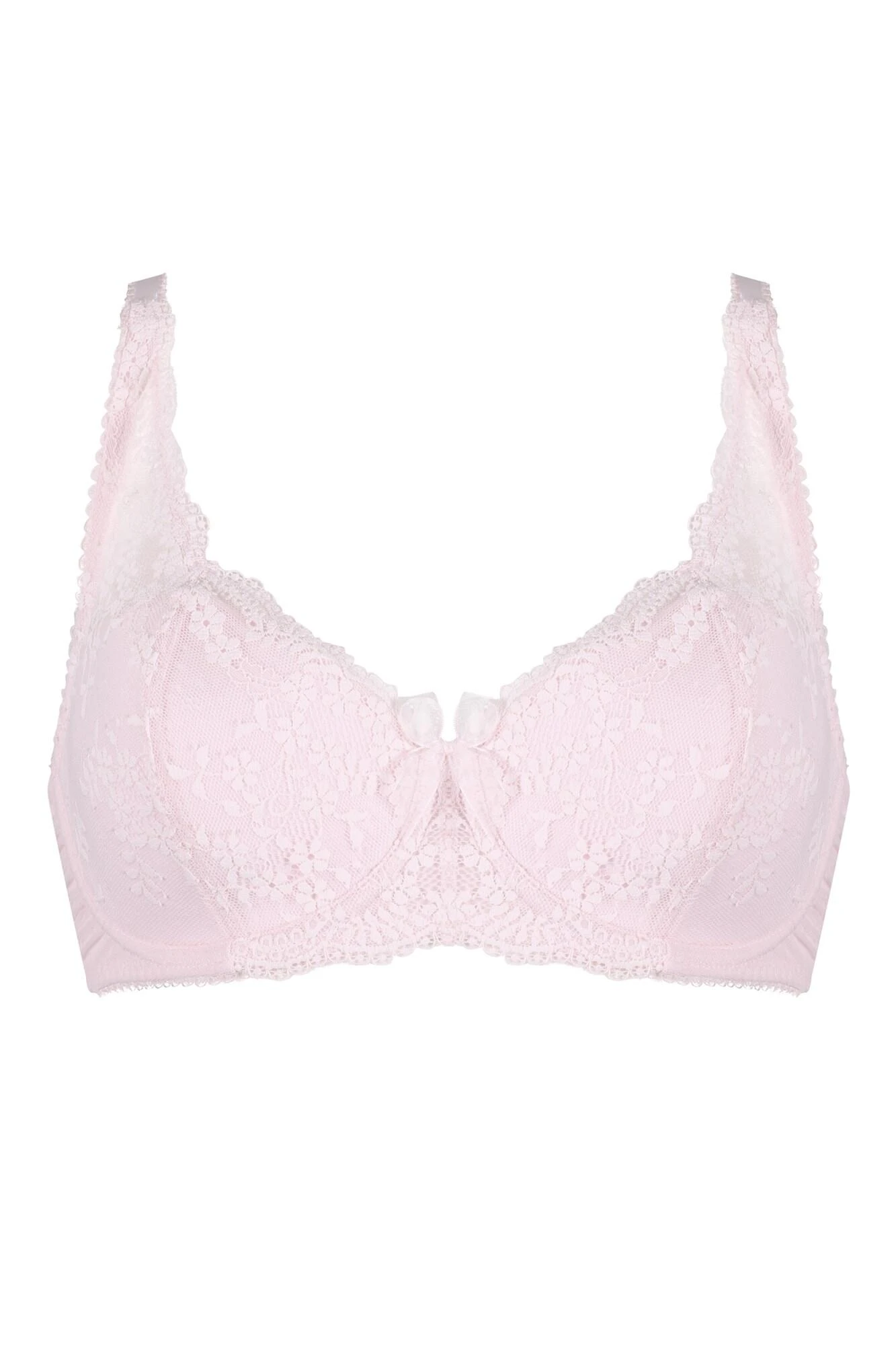 Flora Lightly Padded Underwired Bra - Soft Pink 4 Flora Lightly Padded Underwired Bra - Soft Pink - Image 4
