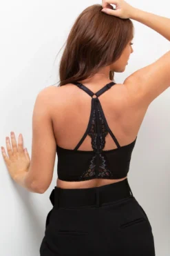 Opulence Front Fastening Underwired Bralette - Slate/Black 9 Opulence Front Fastening Underwired Bralette - Slate/Black -Curve by Lingerie 237170 20230222165300