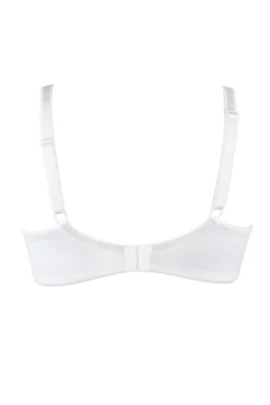 Opulence T Shirt Non Wired Bra - White -Curve by Lingerie 237364 20201126155000