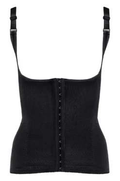 Hourglass Firm Control Back Smoothing Waist Cincher - Black -Curve by Lingerie 237878 20230412164700