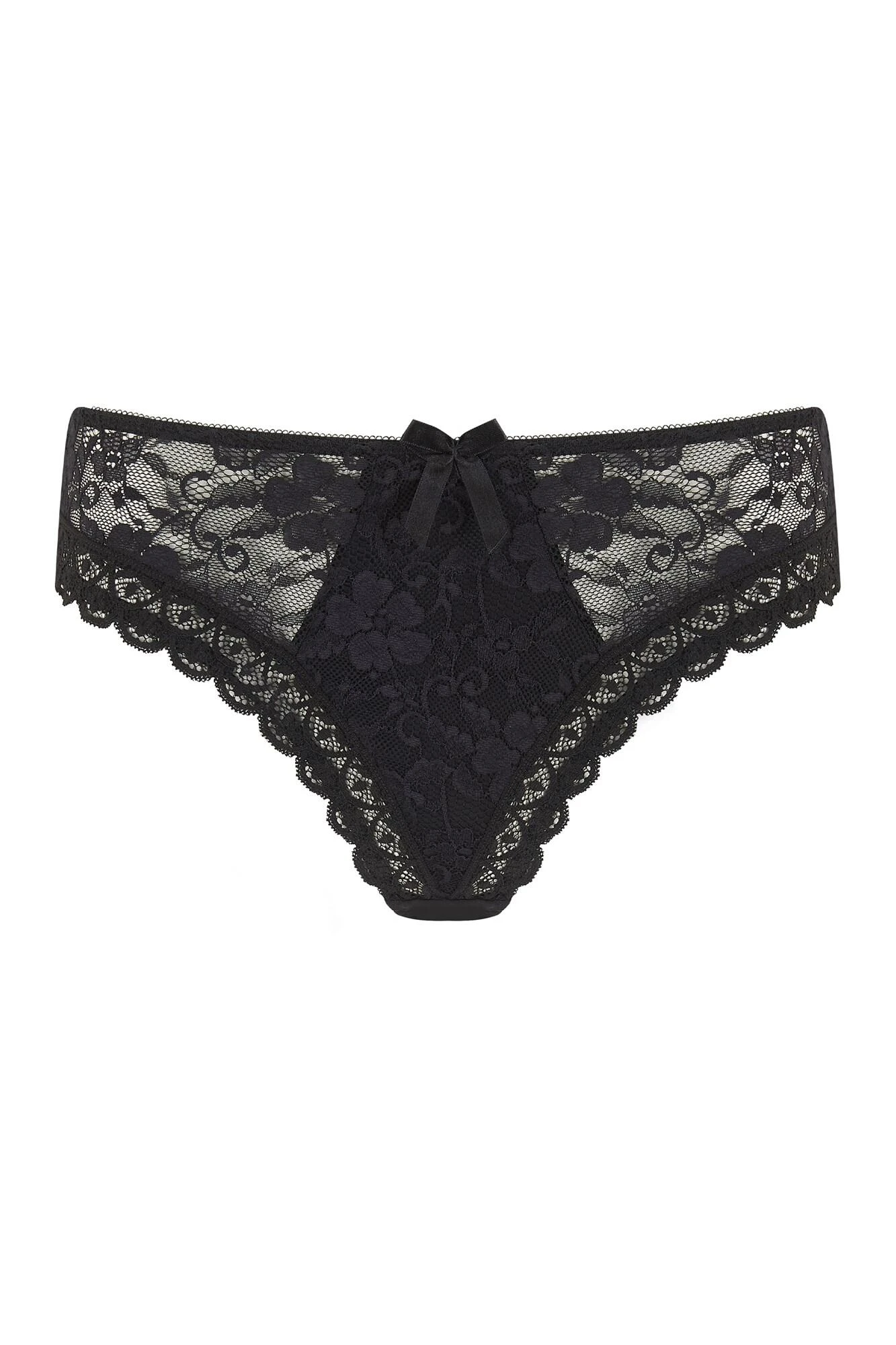 Rebel High Leg Brief - Black 6 Rebel High Leg Brief - Black - Image 6