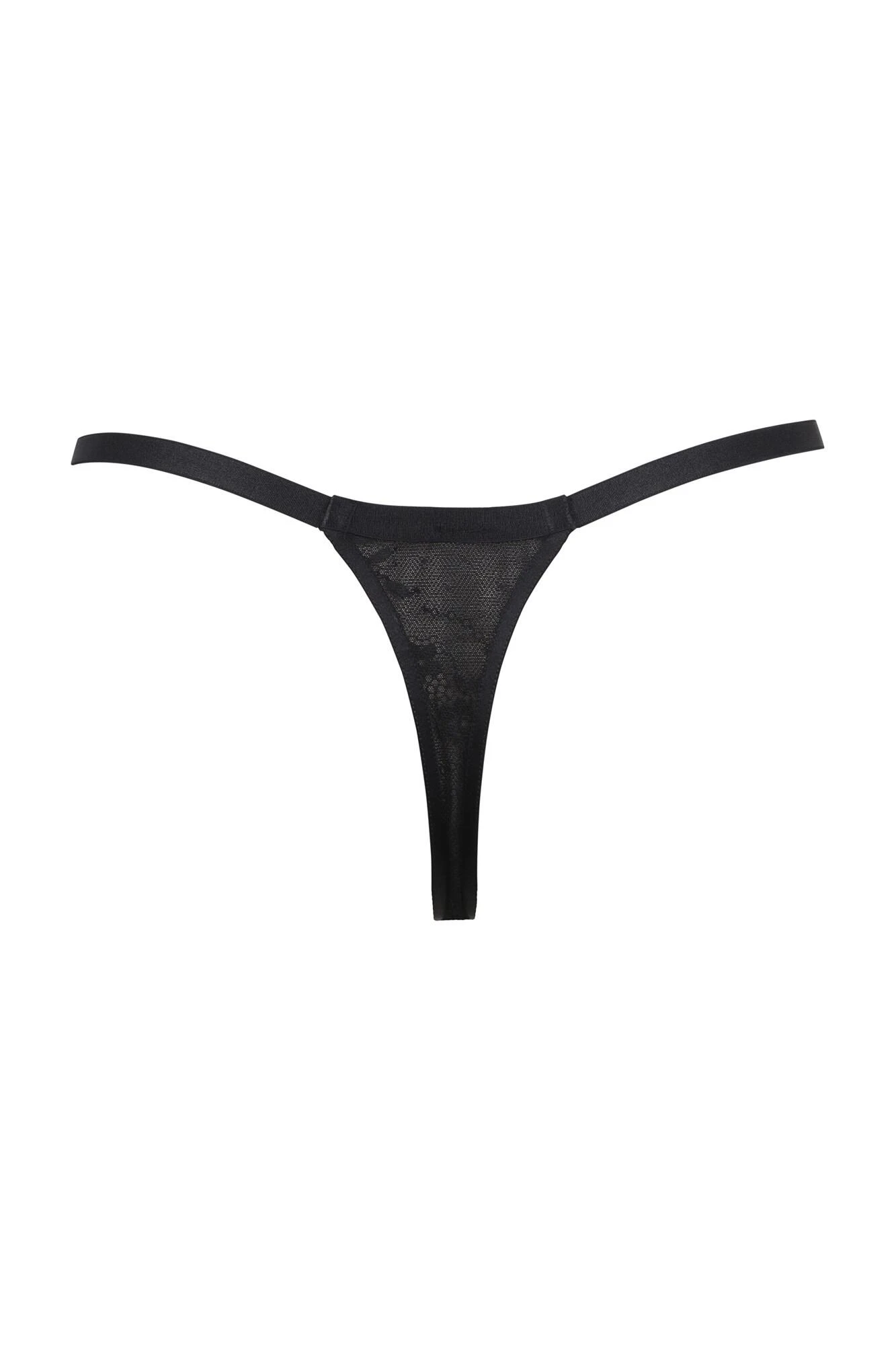 India High Leg Tanga Thong - Black 5 India High Leg Tanga Thong - Black - Image 5