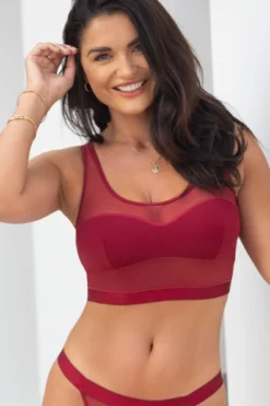 India Soft Cami Top - Deep Red