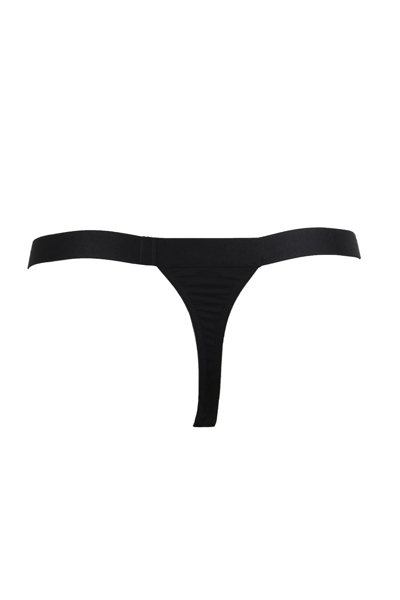 India High Leg Thong - Black 5 India High Leg Thong - Black - Image 5