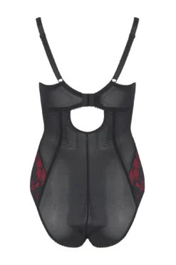 Amour Underwired Body - Black/Scarlet 11 Amour Underwired Body - Black/Scarlet -Curve by Lingerie 239424 20230830165000