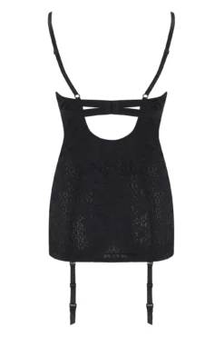 Bling It On Cami Suspender - Black -Curve by Lingerie 241080 20210204112100