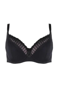 Luxe Linear Underwired Bra - Black/Blush 8 Luxe Linear Underwired Bra - Black/Blush -Curve by Lingerie 241188 20230425133000