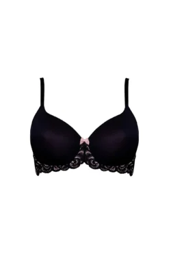 Romance Balconette T Shirt Bra - Black -Curve by Lingerie 241211 20230428145200