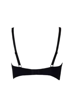 Romance Moulded Plunge Push Up Bra - Black -Curve by Lingerie 241222 20230428145300