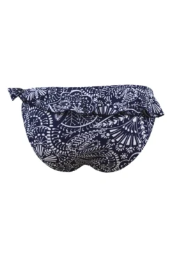 Hot Spots Frill Brief - Navy Scandi -Curve by Lingerie 241611 20210426172700
