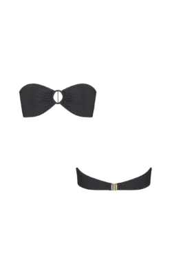 India Bandeau Top With Removable Halter - Black -Curve by Lingerie 253230 20210429165200