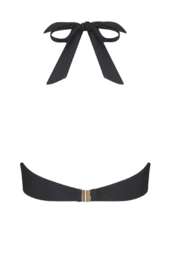 India Longline Underwired Halter Top - Black -Curve by Lingerie 253252 20210429165400