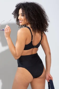 Space Underwired Cami Top - Black -Curve by Lingerie 254005 20210611170800