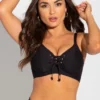 Sol Beach Underwired Rope Top - Black