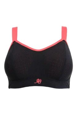 Energy Empower U/W Lightly Padded Convertible Spor - Black/Coral 9 Energy Empower U/W Lightly Padded Convertible Spor - Black/Coral -Curve by Lingerie 254731 20230125154200