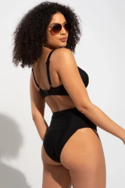 Samoa Non Padded Underwired Top - Black -Curve by Lingerie 256348 20220503122700