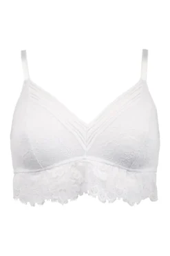 Revolution Non Wired Bra - White 8 Revolution Non Wired Bra - White -Curve by Lingerie 257533 20210729153400