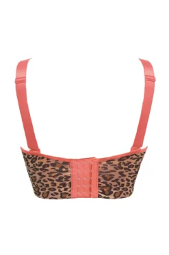 Energy Pulse Longline Underwired Lightly Padded Sp - Leopard/Coral -Curve by Lingerie 258501 20210824130300