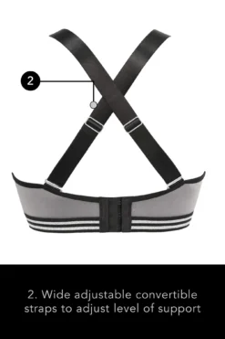 Energy Empower U/W Lightly Padded Convertible Spor - Silver/Black -Curve by Lingerie 259082 20230215092100