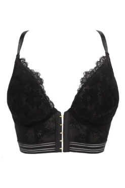 Revolution Front Fastening Underwired Bralette - Black 14 Revolution Front Fastening Underwired Bralette - Black -Curve by Lingerie 259104 20220121171800