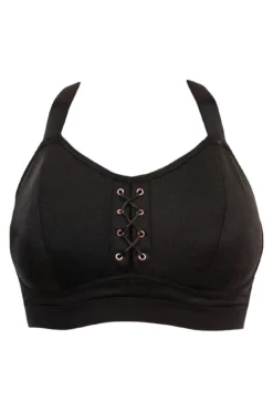 Energy Aspire Underwired Lightly Padded Sports Bra - Black -Curve by Lingerie 260282 20220106145600