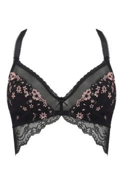 Gigi Non Wired Bralette - Black/Rose Gold 8 Gigi Non Wired Bralette - Black/Rose Gold -Curve by Lingerie 262436 20210917102500