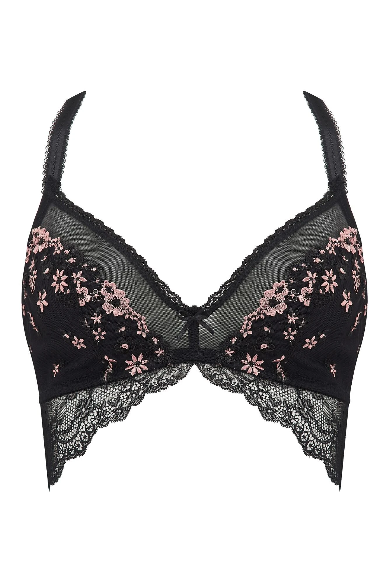 Gigi Non Wired Bralette - Black/Rose Gold 4 Gigi Non Wired Bralette - Black/Rose Gold - Image 4