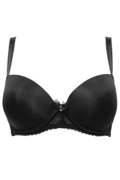 Aura T-Shirt Bra - Black -Curve by Lingerie 262531 20230125145000