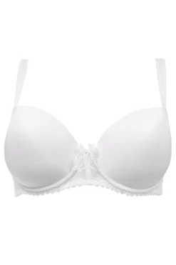 Aura T-Shirt Bra - White -Curve by Lingerie 262772 20230522170900