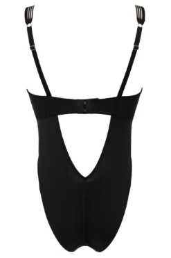 India Stripe Underwired Body - Black 15 India Stripe Underwired Body - Black -Curve by Lingerie 263014 20210923093300