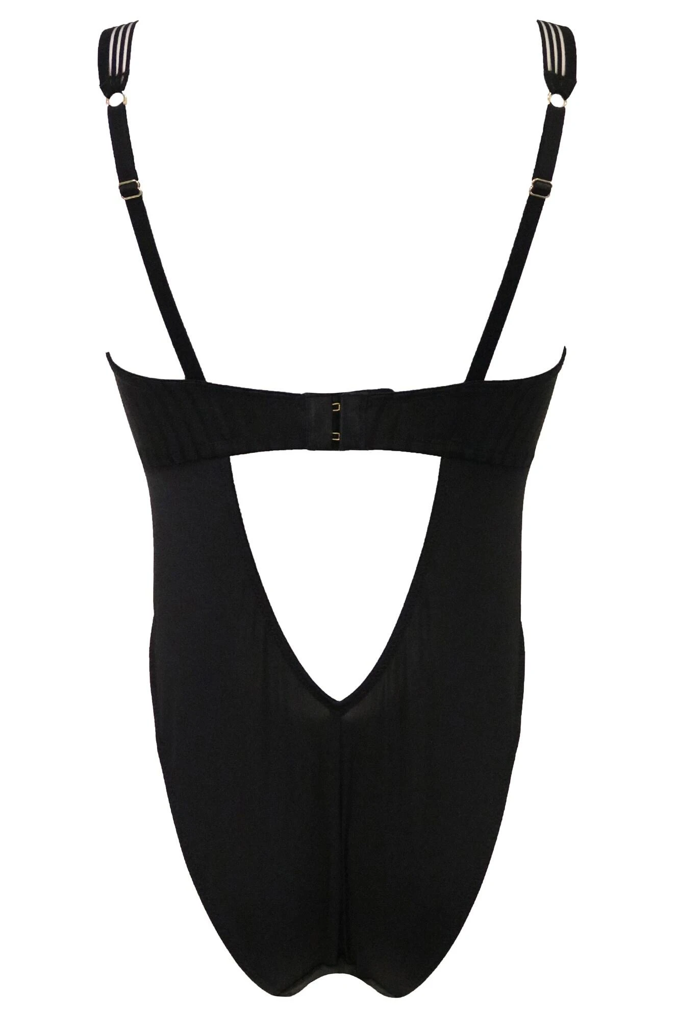 India Stripe Underwired Body - Black 8 India Stripe Underwired Body - Black - Image 8