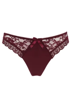 Rebel Brazilian Brief - Black Cherry 6 Rebel Brazilian Brief - Black Cherry -Curve by Lingerie 264248 20210927145600