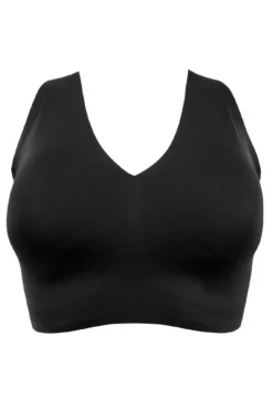 Off Duty Invisible Non Wired Bra - Black -Curve by Lingerie 265038 20211005093000