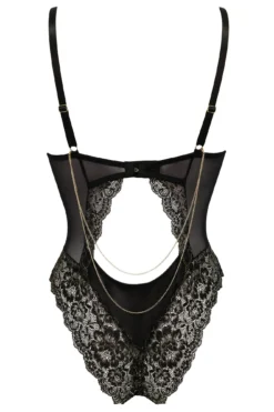 Laced In Gold Soft Body - Black -Curve by Lingerie 265089 20211005112000