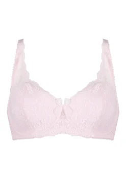 Flora Lightly Padded Underwired Set - Soft Pink -Curve by Lingerie 268392 20211108132200