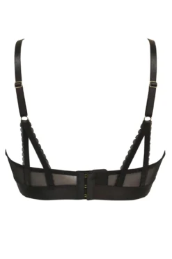 India Mesh Lace Set - Black -Curve by Lingerie 268469 20211108143300