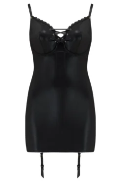 Scandalous Underwired Cami Suspender - Black -Curve by Lingerie 269335 20211115125300