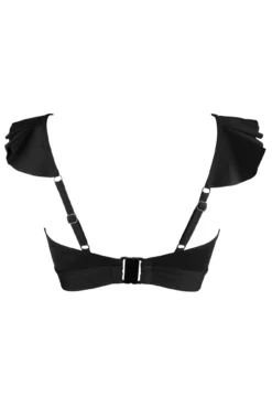 Space Frill Hidden Wire Convertible Top - Black -Curve by Lingerie 269358 20211116094600