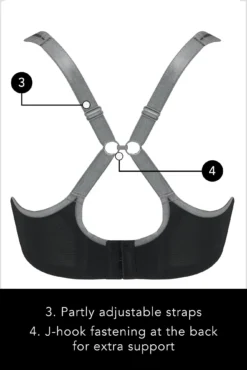 Energy Reach Underwired Lightly Padded Sports Bra - Black/Silver -Curve by Lingerie 269559 20211119093100