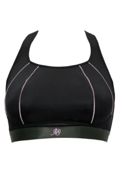 Energy Spirit Underwired Lightly Padded Cross Back - Black/Pink/Khaki 10 Energy Spirit Underwired Lightly Padded Cross Back - Black/Pink/Khaki -Curve by Lingerie 270690 20220126115800
