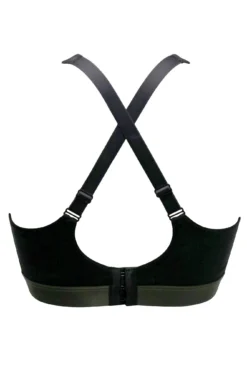 Energy Spirit Underwired Lightly Padded Cross Back - Black/Pink/Khaki 11 Energy Spirit Underwired Lightly Padded Cross Back - Black/Pink/Khaki -Curve by Lingerie 270691 20220126115800