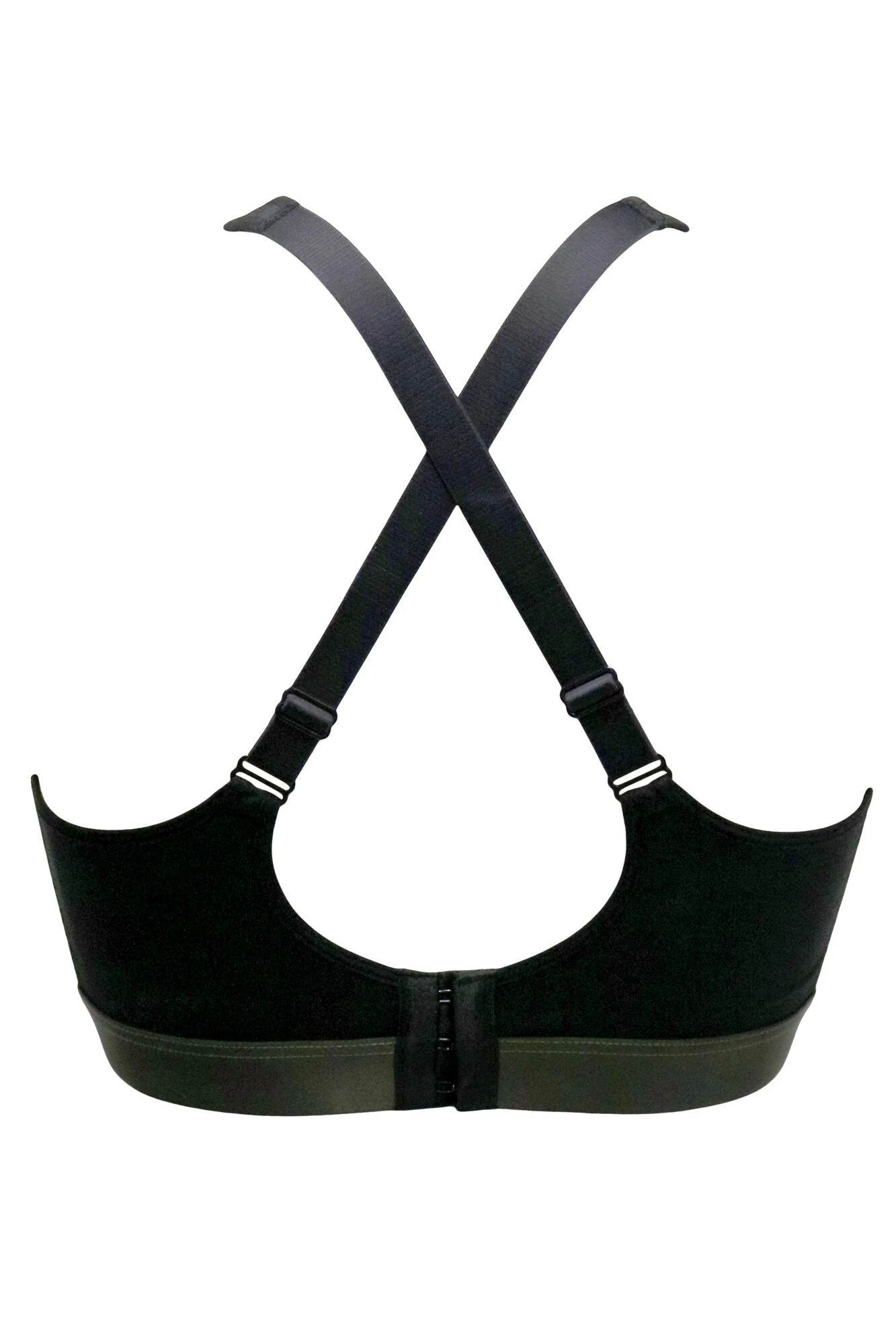 Energy Spirit Underwired Lightly Padded Cross Back - Black/Pink/Khaki 6 Energy Spirit Underwired Lightly Padded Cross Back - Black/Pink/Khaki - Image 6