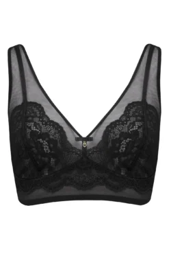 Milan DD+ Non Wired Bralette - Black 10 Milan DD+ Non Wired Bralette - Black -Curve by Lingerie 272062 20211214122800