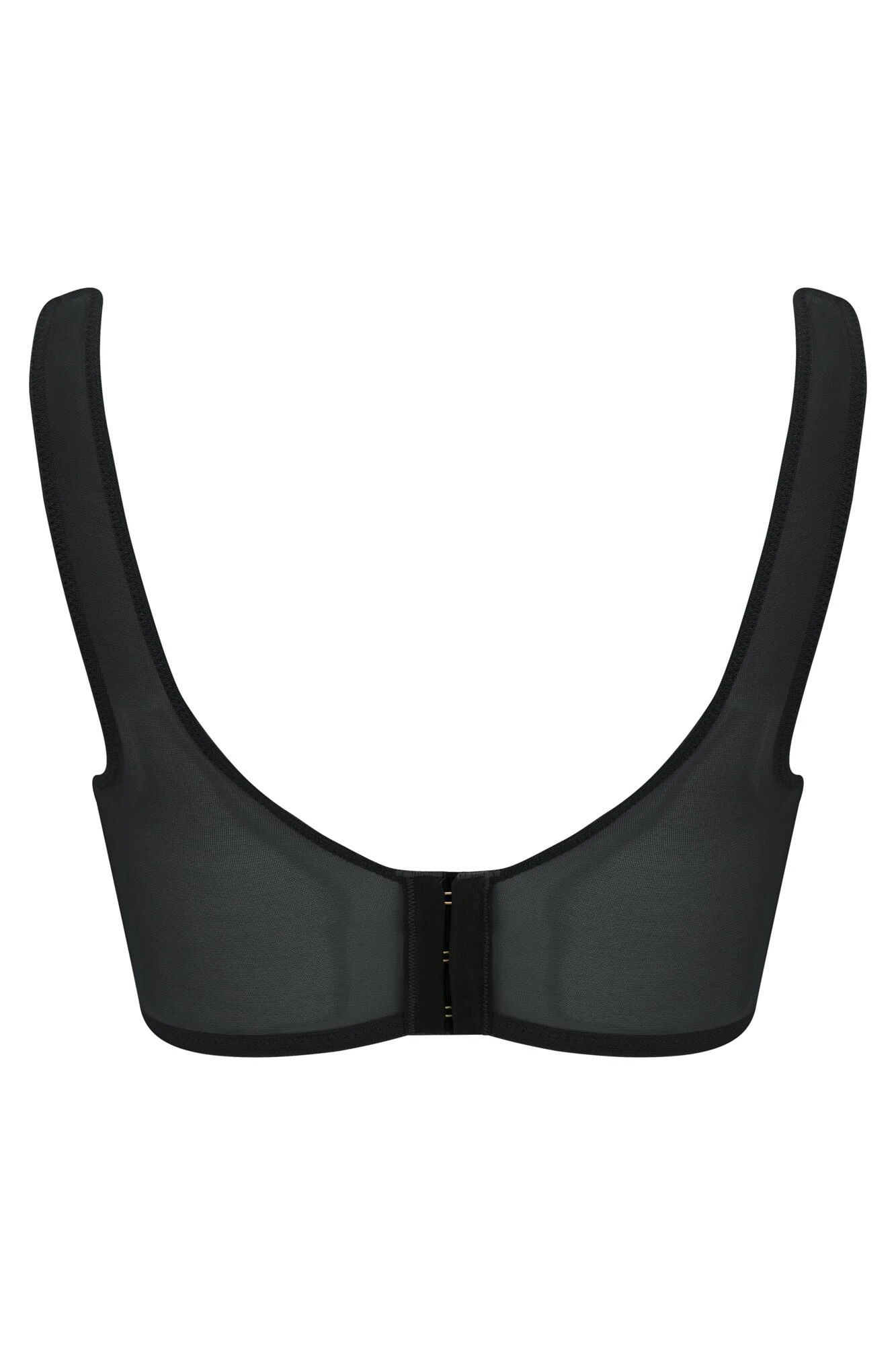 Milan DD+ Non Wired Bralette - Black 6 Milan DD+ Non Wired Bralette - Black - Image 6