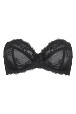 Flora Strapless Underwired Bra - Black 12 Flora Strapless Underwired Bra - Black -Curve by Lingerie 273210 20230628094700