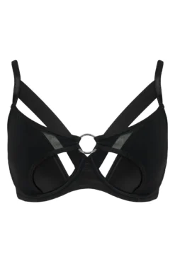 Obsessed Underwired Half Padded Bra - Black 10 Obsessed Underwired Half Padded Bra - Black -Curve by Lingerie 274135 20220429165800